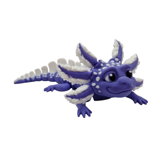 Purple Flexable Axolotl