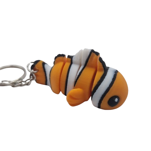 Clownfish Keychain
