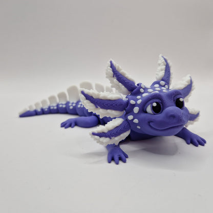 Purple Flexable Axolotl