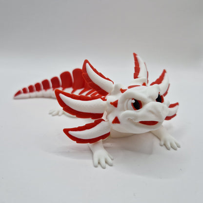 White Flexable Axolotl