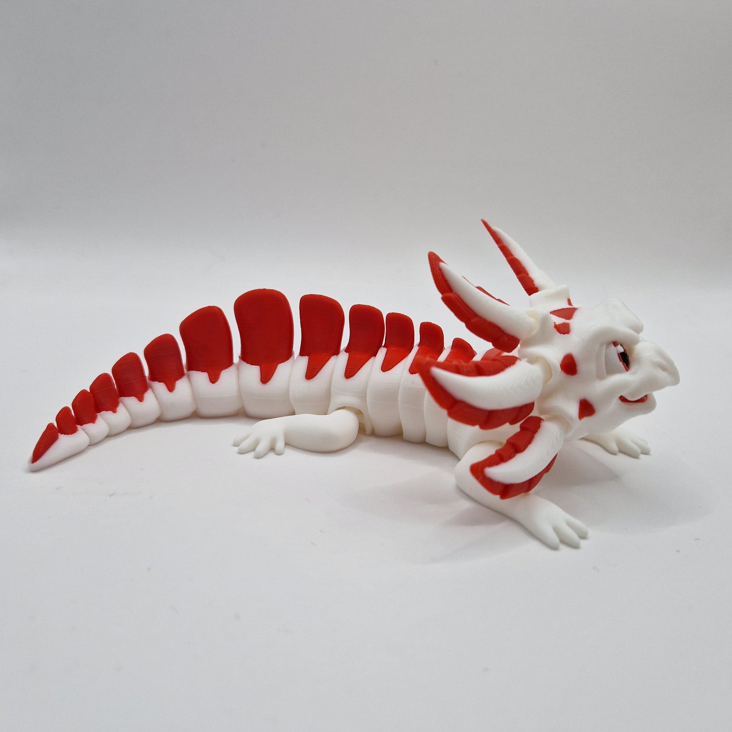 Weisser Flexibler Axolotl