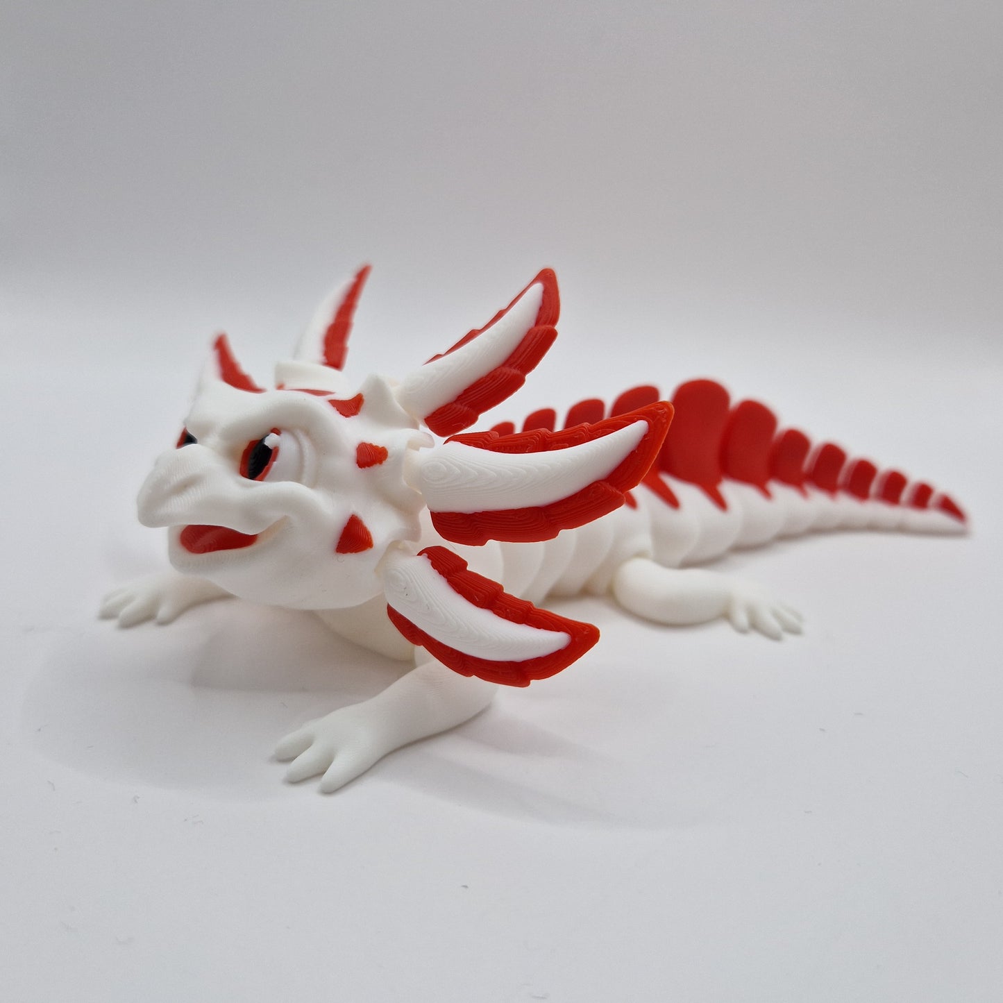 Weisser Flexibler Axolotl