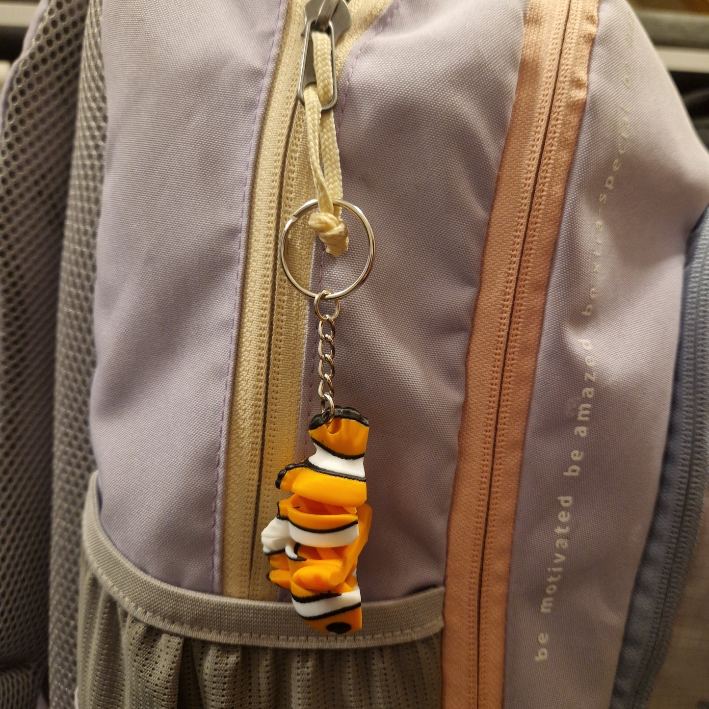 Clownfish Keychain